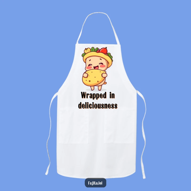 Funny Fajita Tortilla Hug Apron: Warm Kitchen Fun, Hilarious Cook Gift