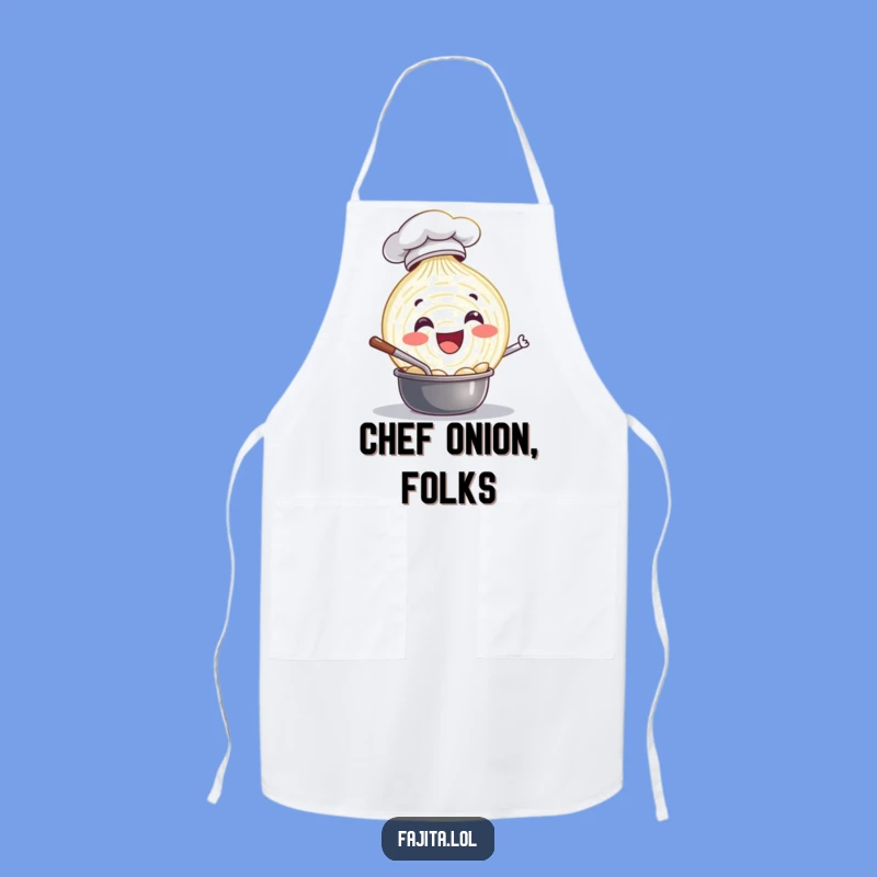 Funny Onion Chef Apron: Cook with Delight and Kitchen Humor