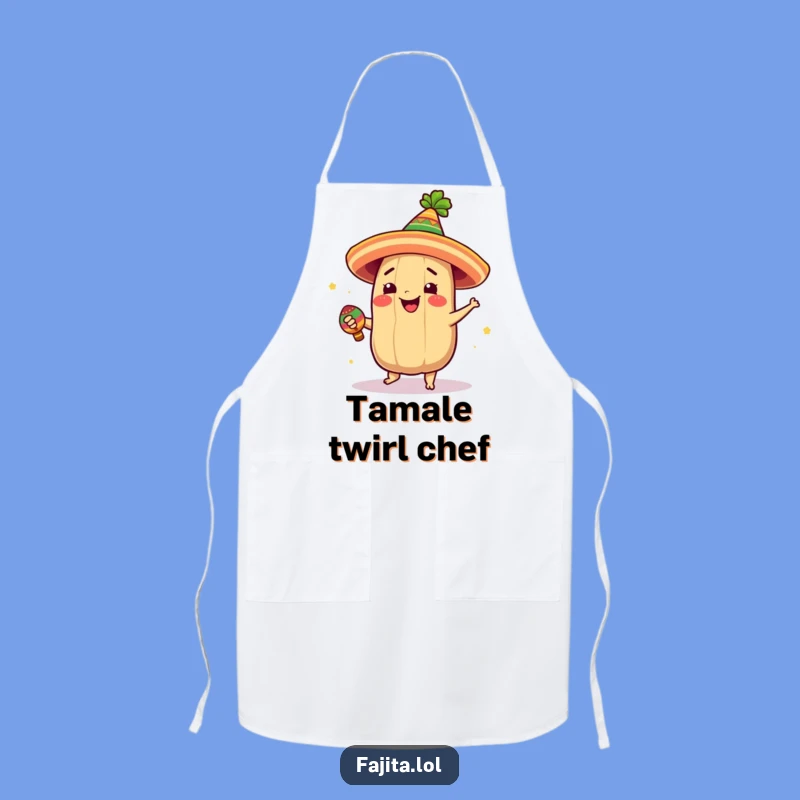 Funny Tamale Chef Apron - Fiesta Kitchen Fun, Hilarious Gift!