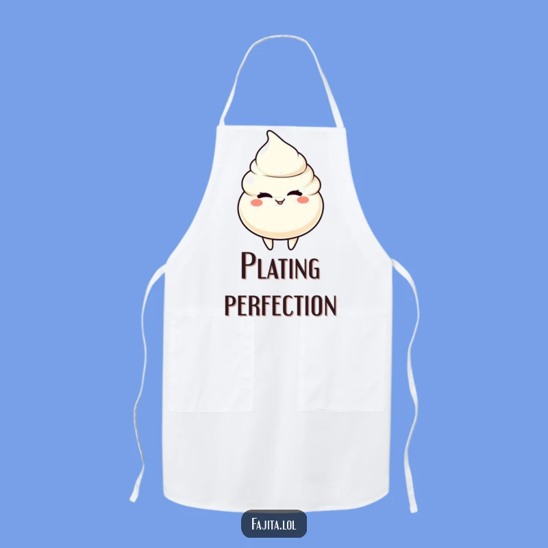 Funny Winking Sour Cream Apron - Cook with Creamy Charm