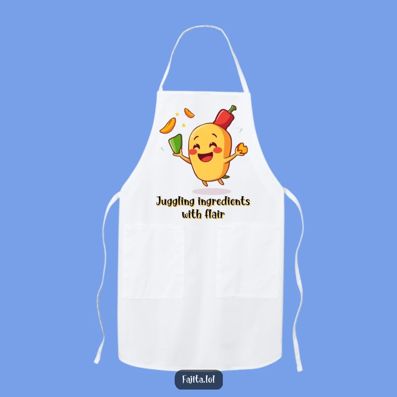 Funny Fajita Juggling Chef Apron: Sizzling Kitchen Fun, Hilarious Cook Gift