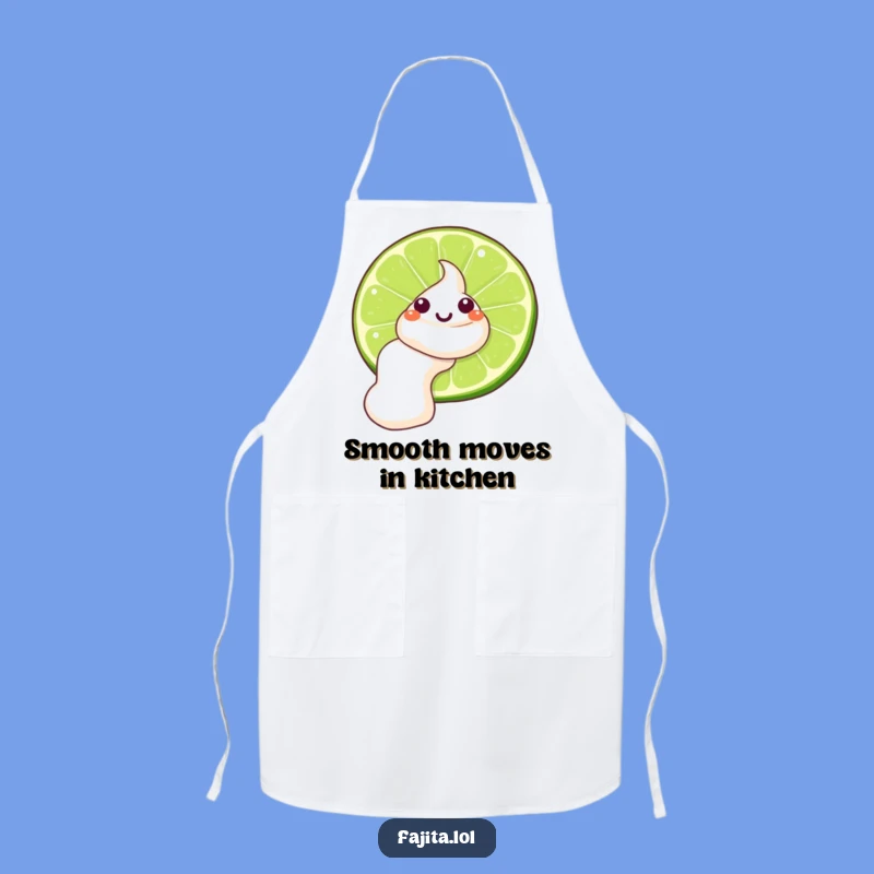 Funny Sour Cream Lime Apron: Kitchen Fun Meets Protection, Perfect Chef's Funny Gift