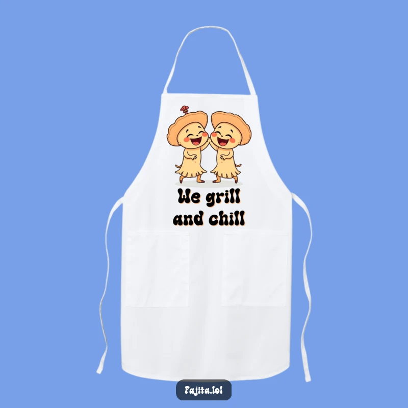 Funny Salsa Dancing Fajitas Apron: Hilarious Mexican Cooking Gift for Kitchen Maestros