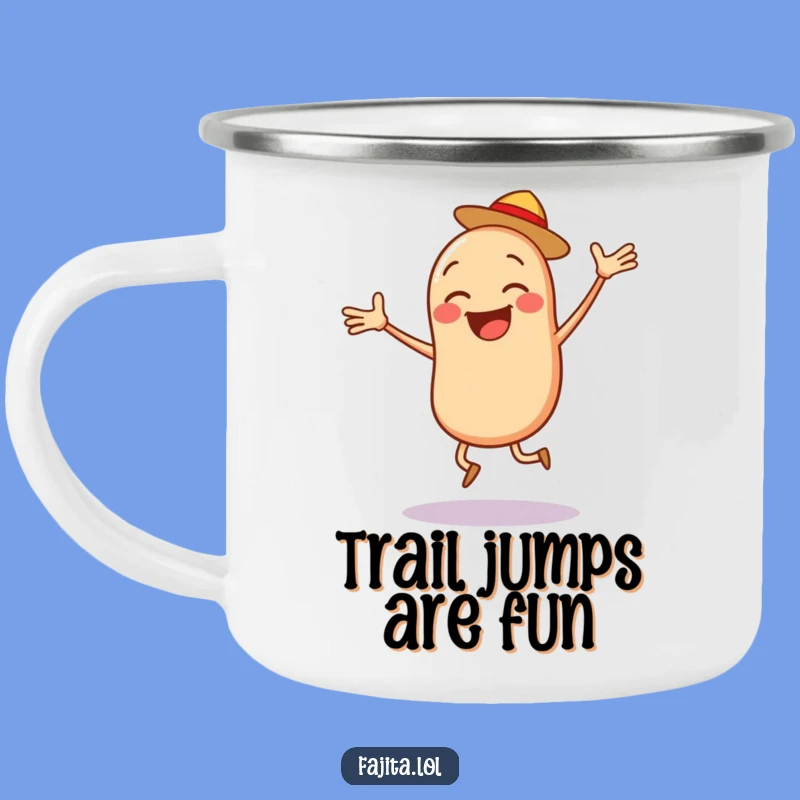Funny Bean Salsa Camping Mug: Durable & Energetic Drinkware, Great Funny Gift for Outdoors