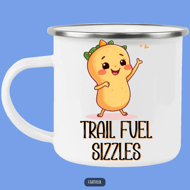 Funny Fajita Salsa Dance Camping Mug: Adventure Fuelled by Fiesta Humor