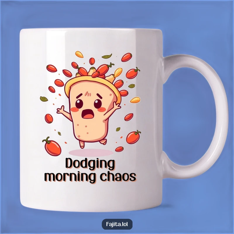 Funny Fajita Salsa Dodge Mug: Surprise Splash, Perfect Humorous Gift