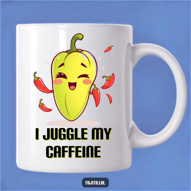Funny Winking Fajita Pepper Mug: Comedic Gift for Pepper Lovers