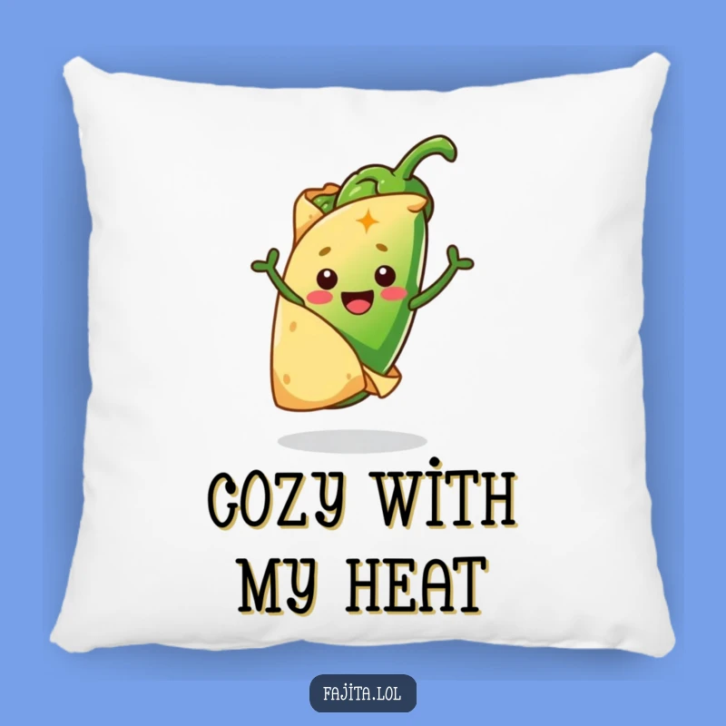 Funny Tortilla and Jalapeño Pillow: Comedic Comfort That Packs a Punch