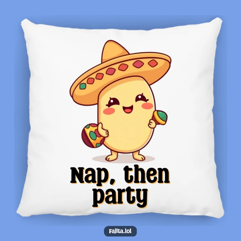 Funny Fiesta Bean Pillow: Cozy Sombrero Bean Cushion, Adorable Funny Gift Accent