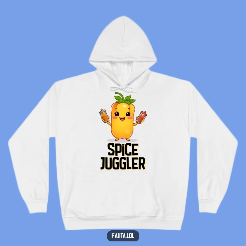 Funny Bell Pepper Juggling Spices Hoodie: Cozy & Hilarious Kitchen Comfort
