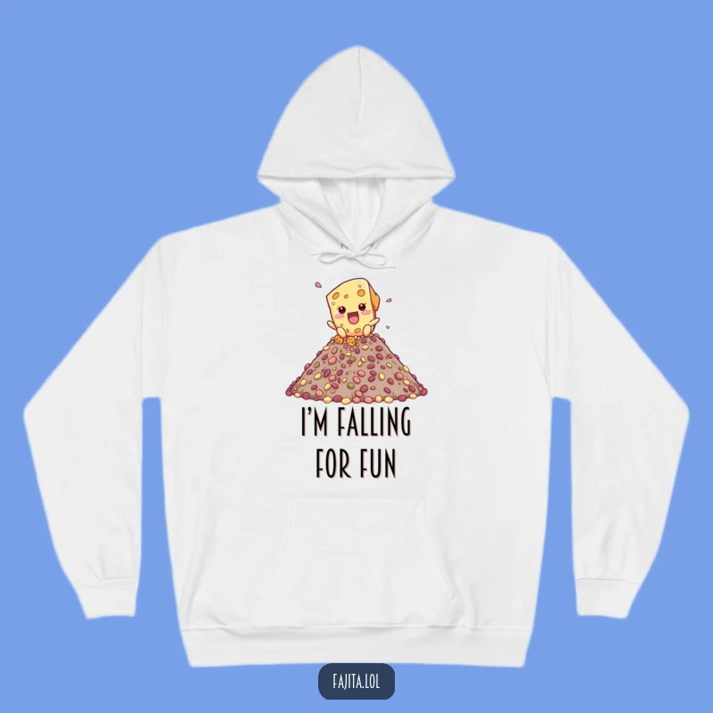 Funny Cheese Shred Hoodie - Cozy Cascade Sweatshirt, Perfect Playful Gift