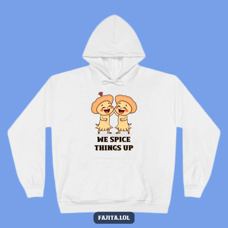 Funny Dancing Fajitas Hoodie: Cozy and Hilarious Mexican Food Gift for Fiesta Fans