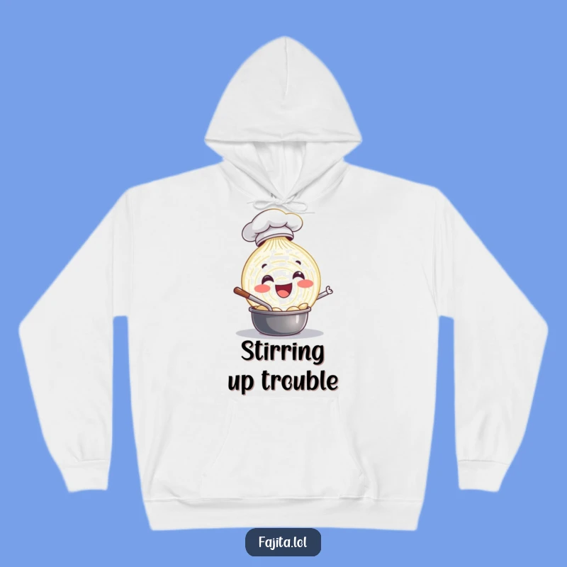 Funny Onion Chef Hoodie: Cozy Comfort for Culinary Maestros