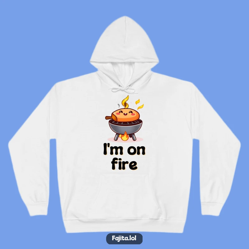 Funny Sizzling Fajita Hoodie: Stay Cozy with this Cheerful Grilled Food