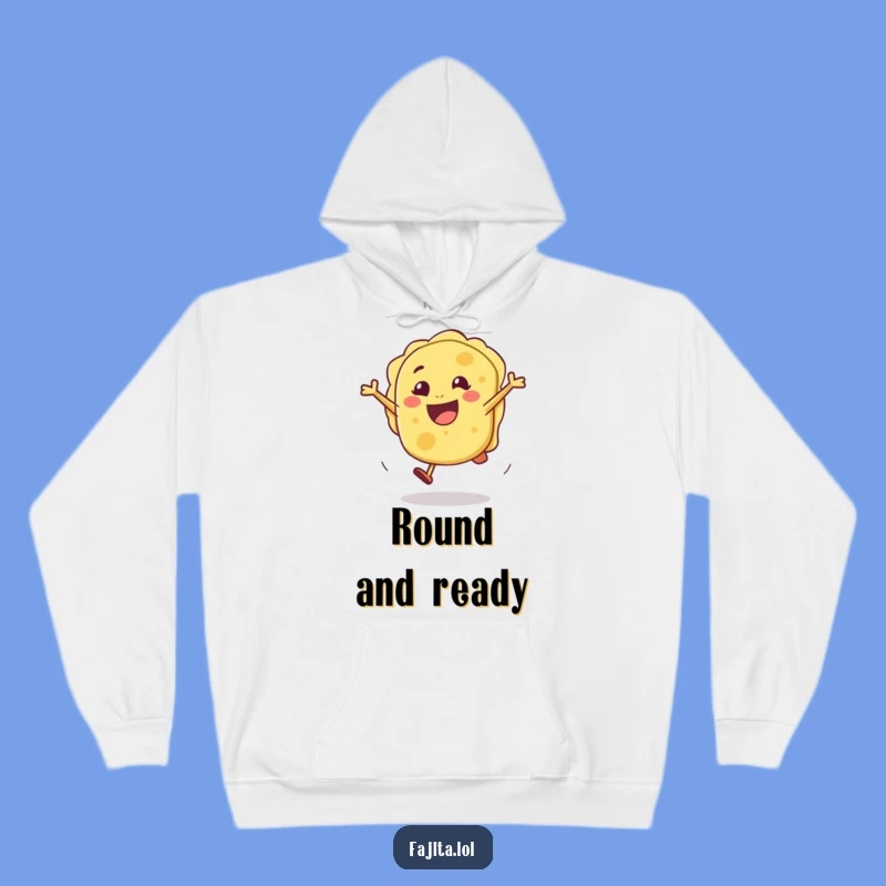 Funny Tortilla Cartwheel Hoodie: Cozy Comfort with Spirited Fun