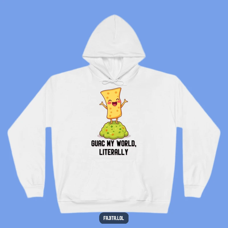 Funny Tortilla Chip Guacamole Hoodie: Cozy Headstand Yoga Sweatshirt Gift