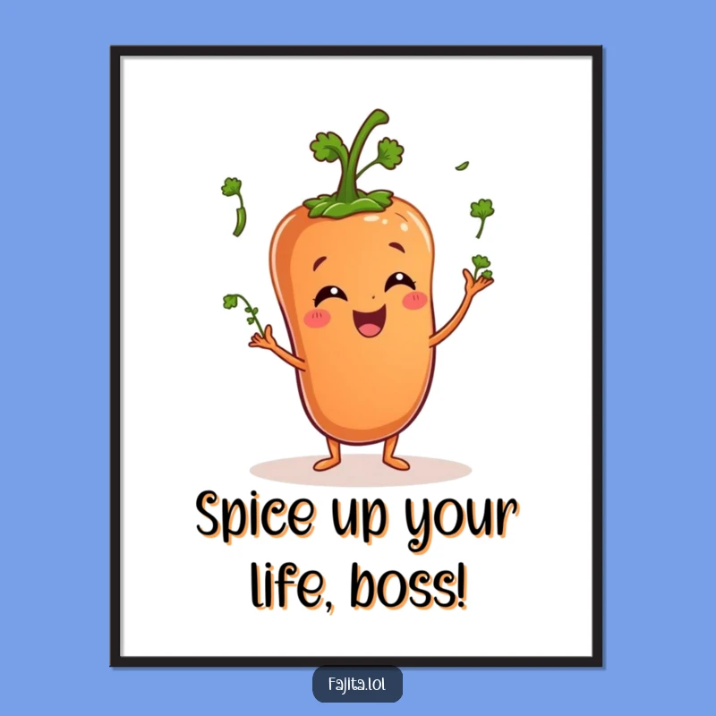 Funny Free Printable Wall Art: Juggling Pepper's Whimsical Kitchen Decor Downloadable Art!