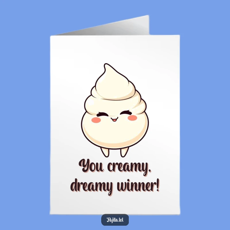 Free Printable Congrats Card: Winking Sour Cream, Funny Downloadable Gift