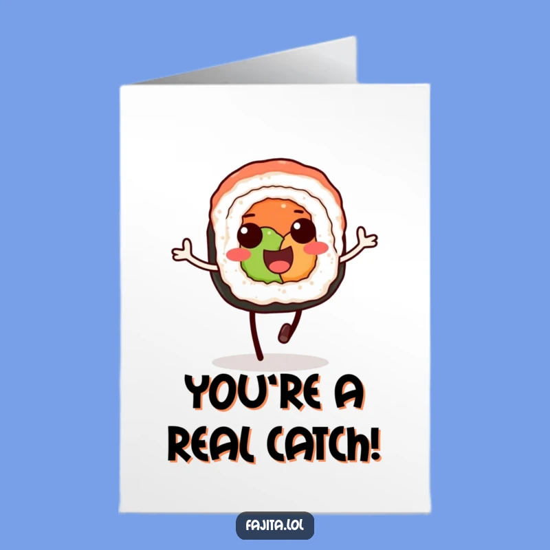 Free Printable Sushi Congrats Card: Hopping Joy Downloadable!