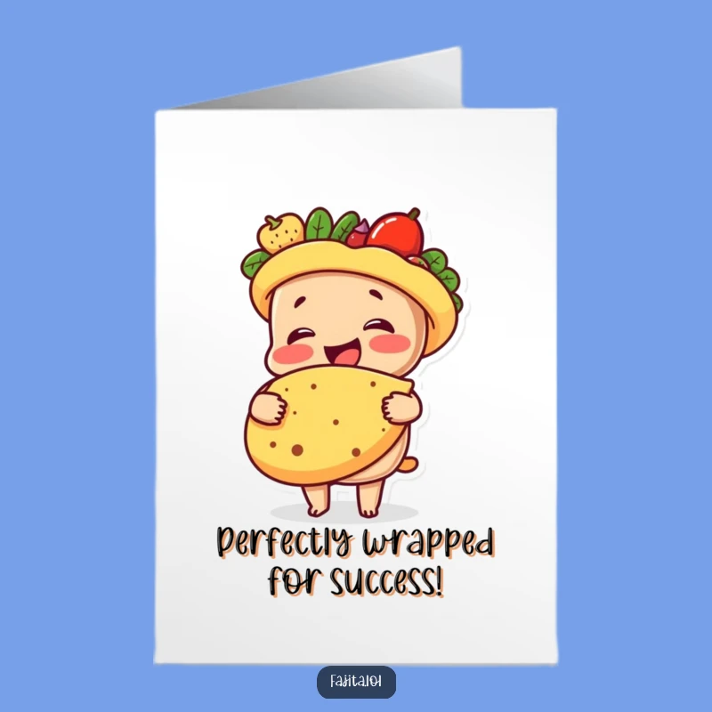 Free Printable Congratulations Card: Fajita & Tortilla Hug, A Warm Downloadable Cheer