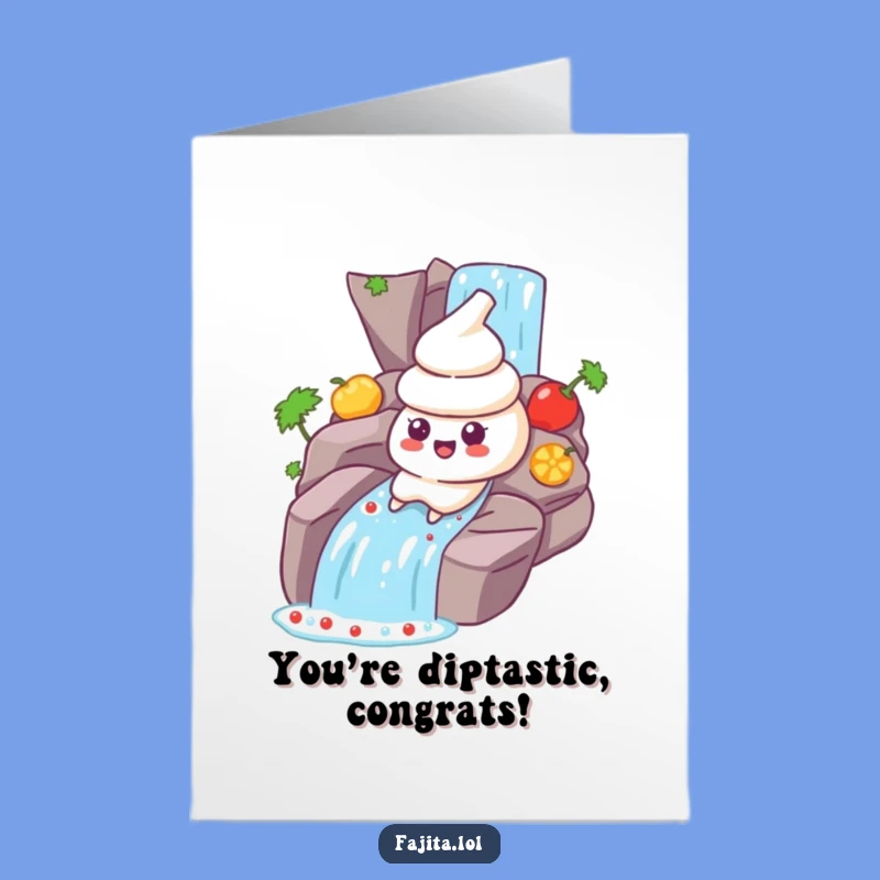 Free Printable Card: Congrats Sour Cream Rider for Your Smooth Success