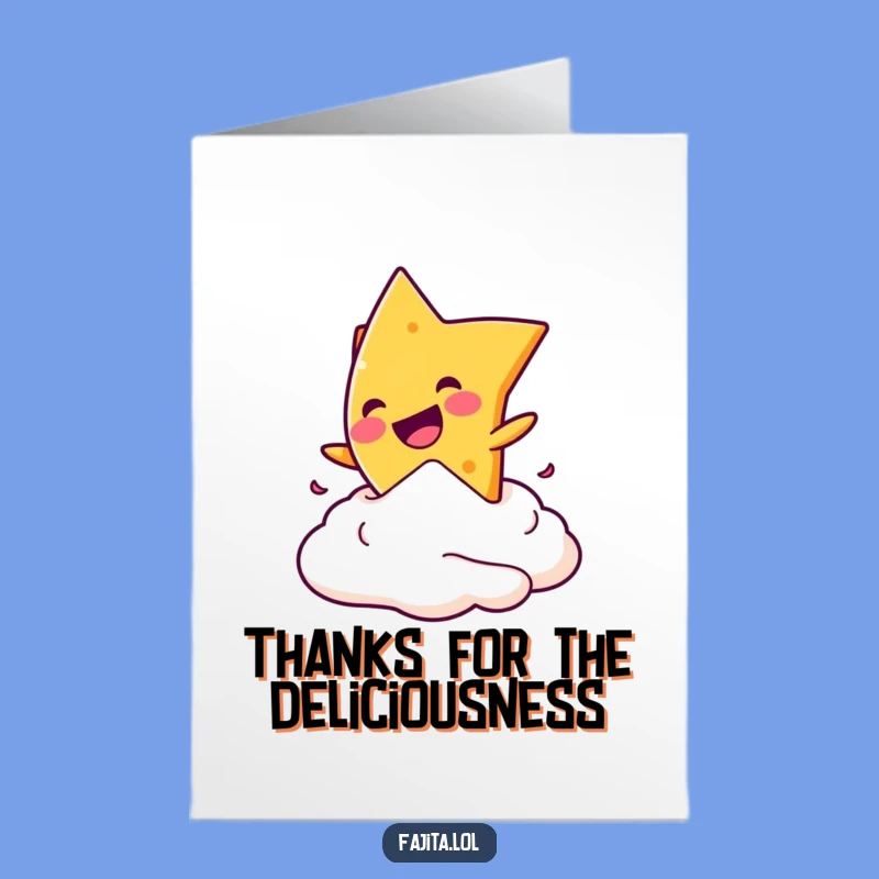 Free Printable Nacho Thank You Card: Dive Into Gratitude Downloadable!