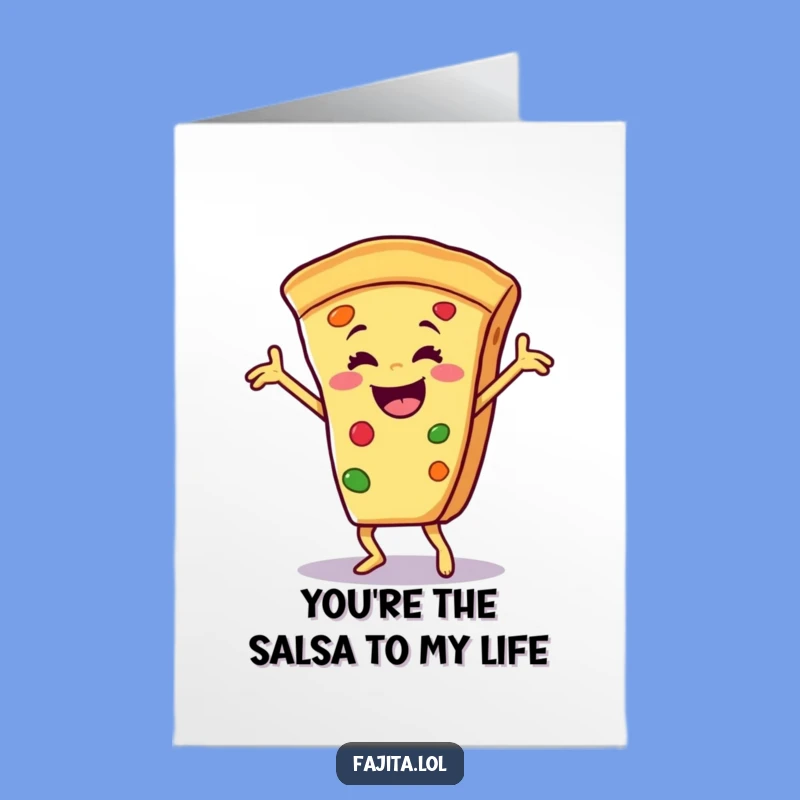 Thank You Card: Free Printable Dancing Fajita, Express Gratitude with Funny Download!