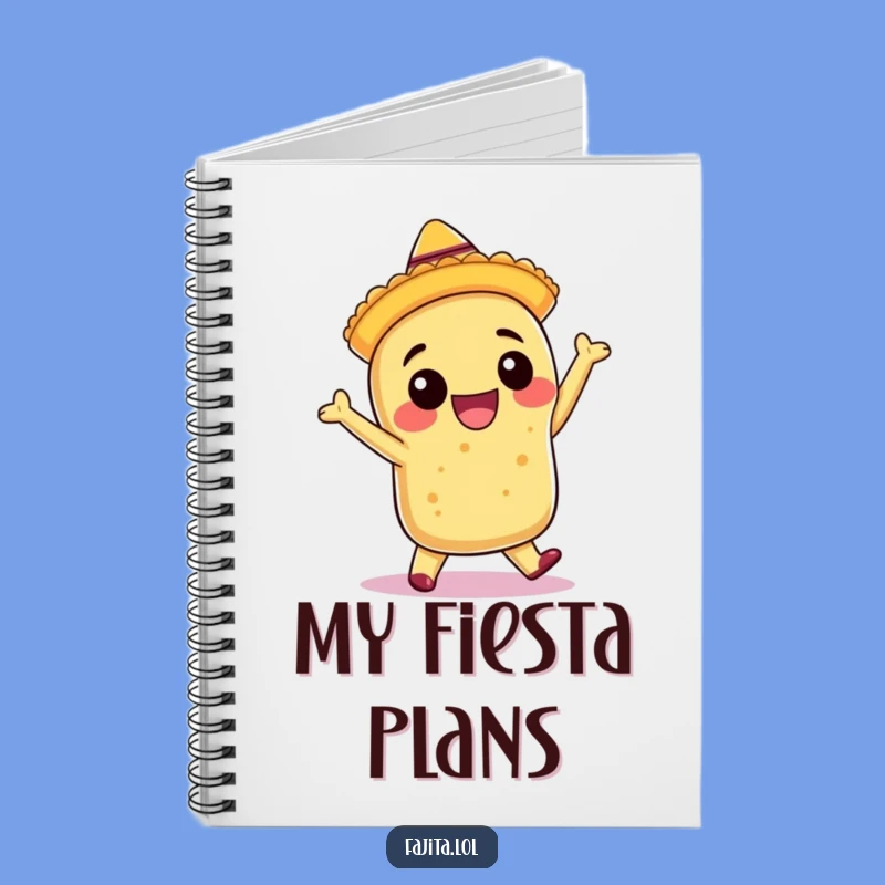 Funny Burrito Dancer Notebook - Fiesta Journal, Perfect Gift!