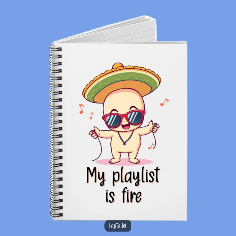 Funny Groovy Sombrero Notebook: Cool Character Journal for Party Planners