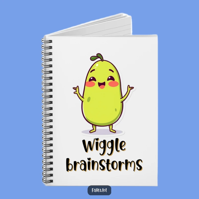 Funny Guacamole Wiggle Notebook: Cheerful Avocado Journal for Ideas, Great Funny Gift