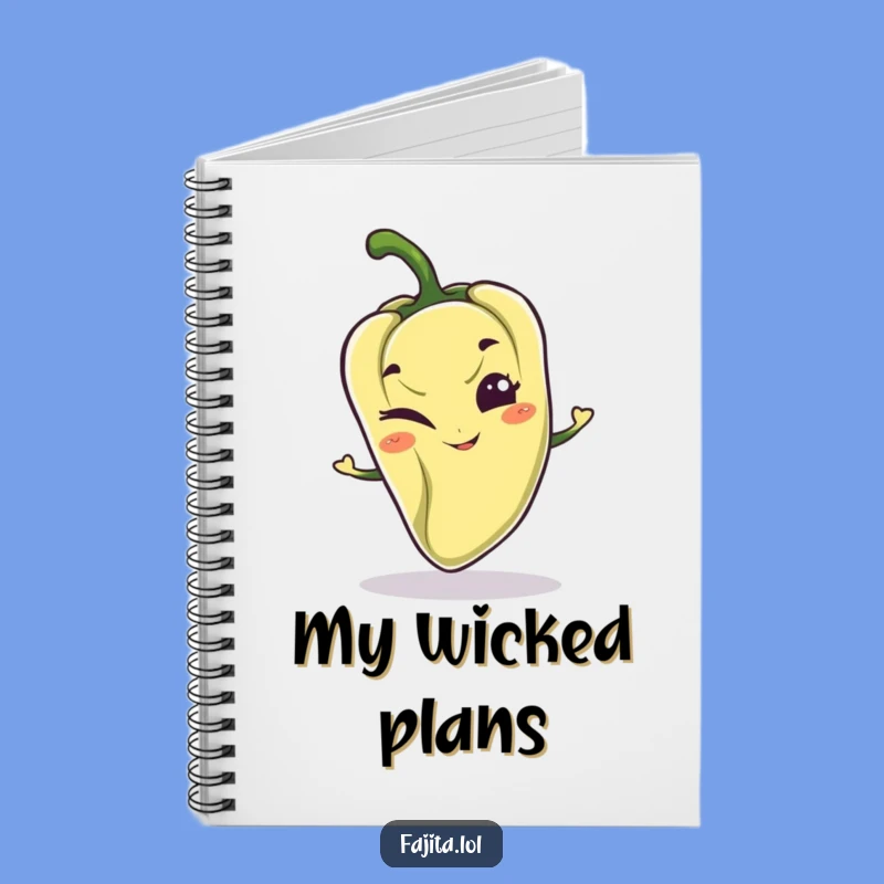 Funny Mischievous Pepper Notebook: Playful Character Journal for Zesty Ideas