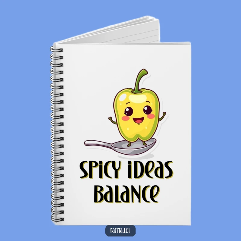 Funny Pepper Slice Notebook: Smiling Character Journal, Great Funny Gift Idea