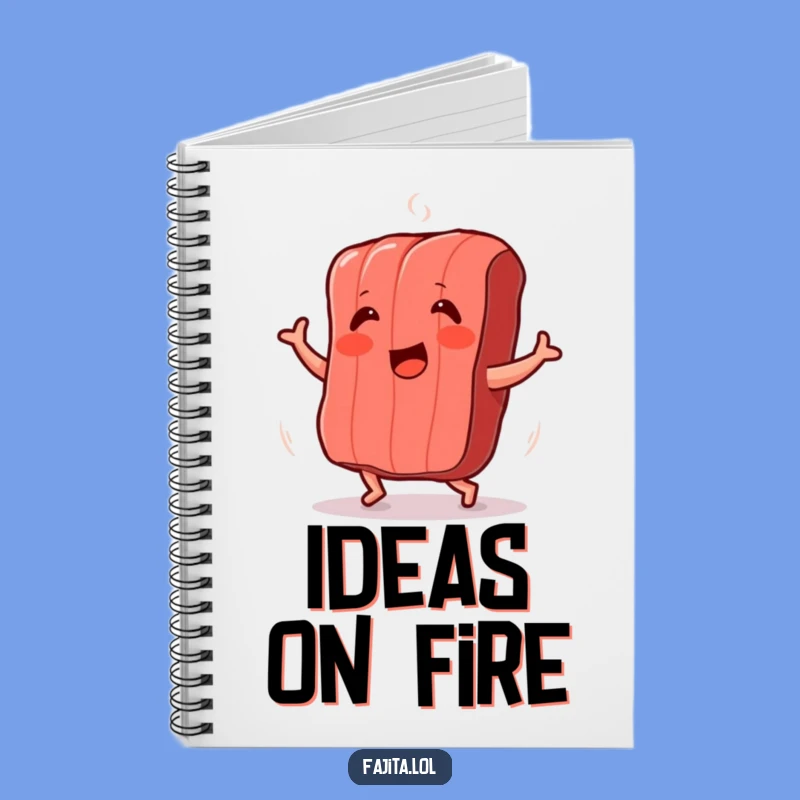 Funny Dancing Meat Strip Notebook: Jot Down Ideas with BBQ Flair