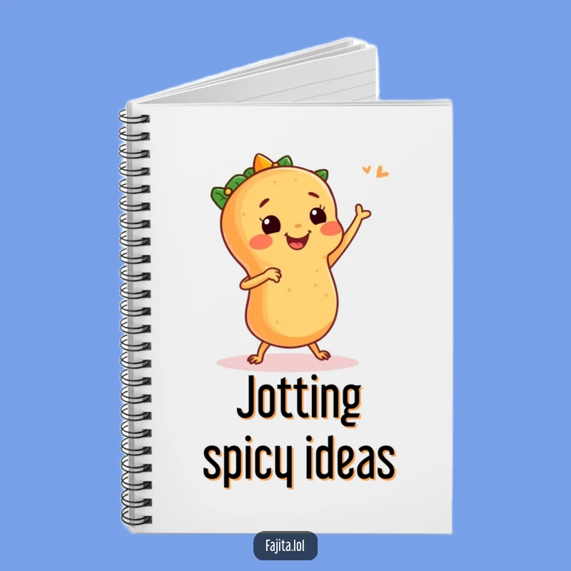 Funny Fajita Salsa Dance Notebook: Jot Down Ideas with Fiesta Fun