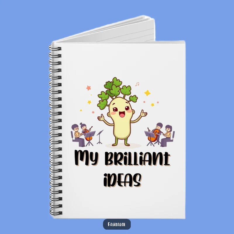 Funny Cilantro Conductor Notebook - Journal Spice Symphony Ideas, Great Gift