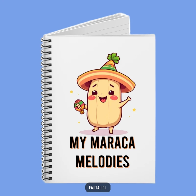 Funny Tamale Dancer Notebook - Fiesta Journal, Perfect Gift!