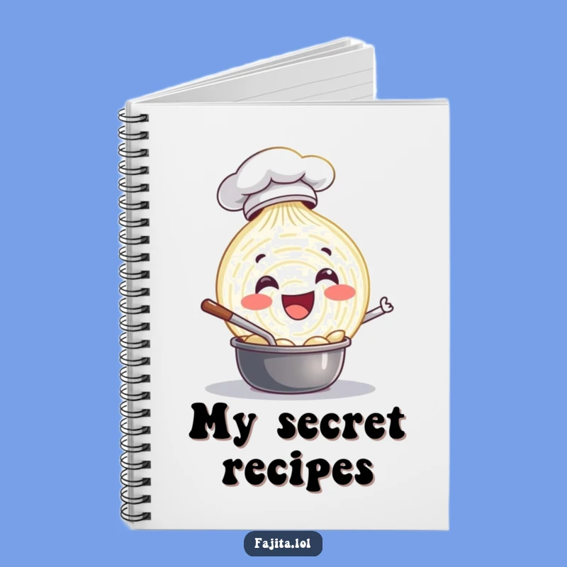 Funny Onion Chef Notebook: Jot Down Culinary Ideas with Whimsy