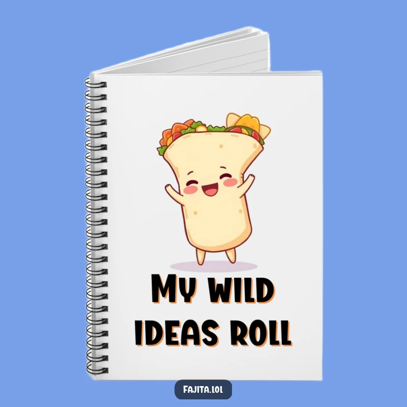 Funny Burrito Cartwheel Notebook: Capture Your Ideas with this Hilarious Foodie Pal