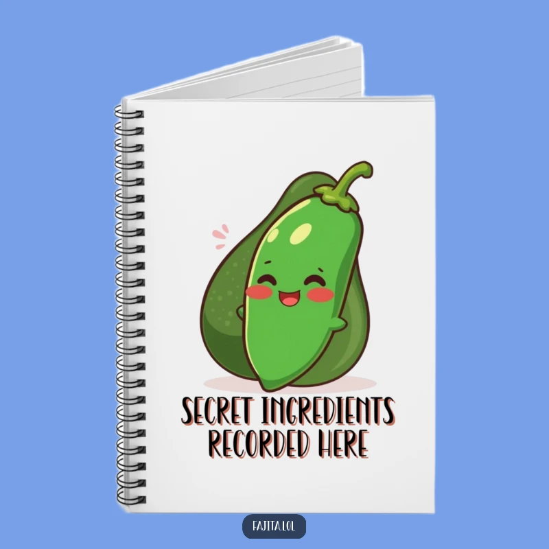 Funny Jalapeno & Avocado Notebook: Jot Down Ideas with Comical Flair