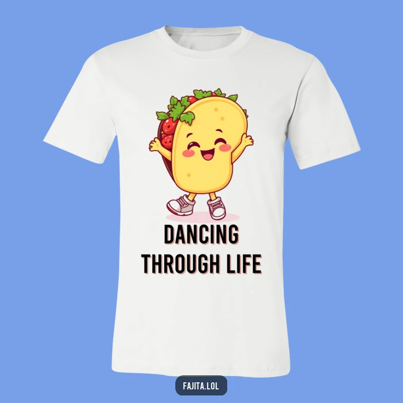 Funny Taco Salsa Dancer T-Shirt - Joyful Foodie Tee, Great Gift!