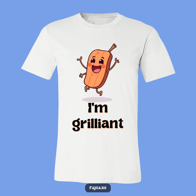 Funny Grilled Meat Skip T-Shirt - Wear Your Sizzling Enthusiasm