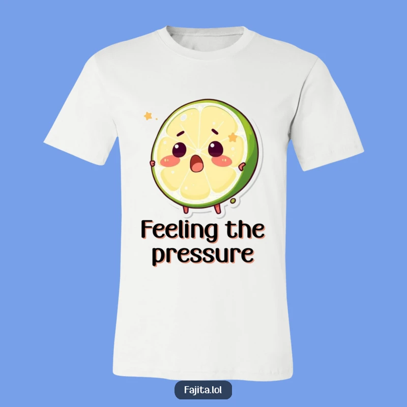 Funny Surprised Lime T-Shirt - Wear Your Citrus Shock Hilariously