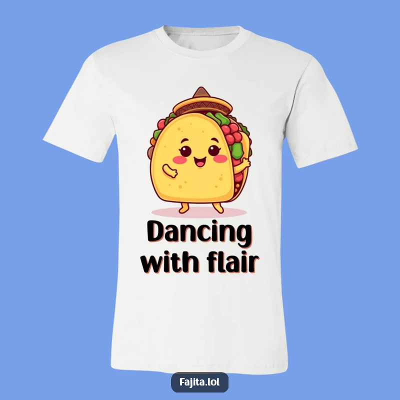 Funny Taco Dance T-Shirt: Wearable Laughter with a Jiggling Mexican Food Character
