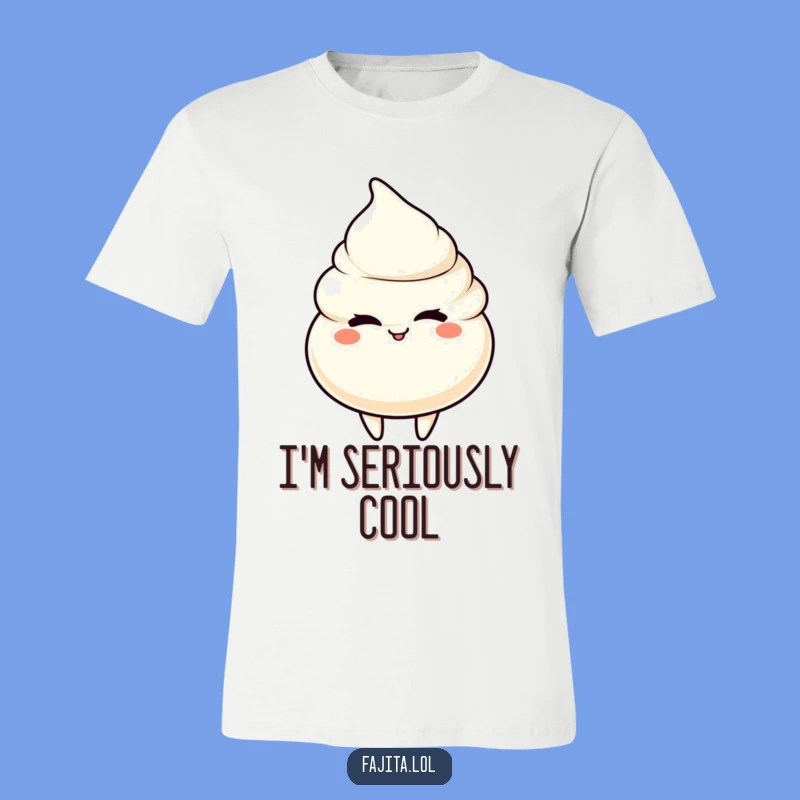 Funny Winking Sour Cream T-Shirt - Wear Your Playful Wink Hilariously