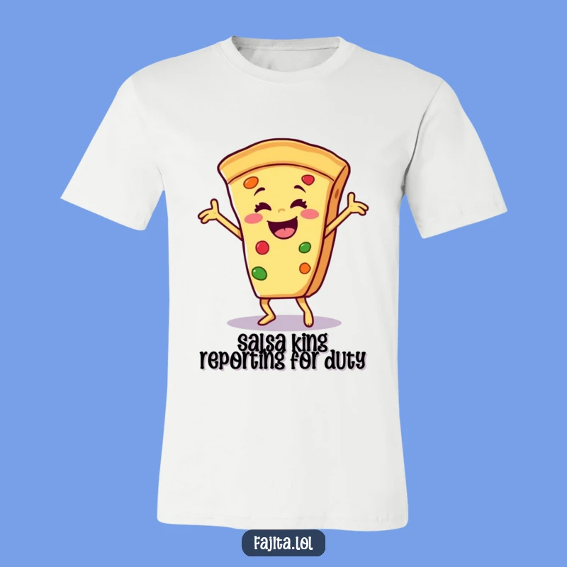 Funny Salsa Dancing Fajita Slice T-Shirt: Comedic Mexican Food Apparel for Party Starters