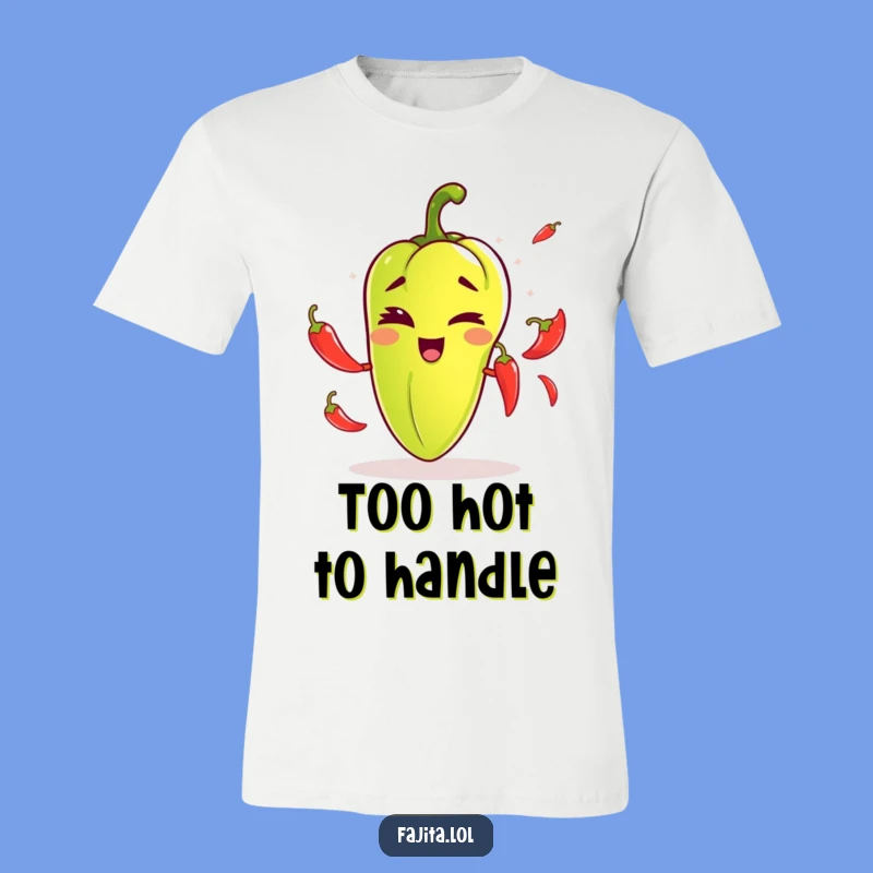 Funny Winking Fajita Pepper T-Shirt: Comedic Apparel for Spice Masters