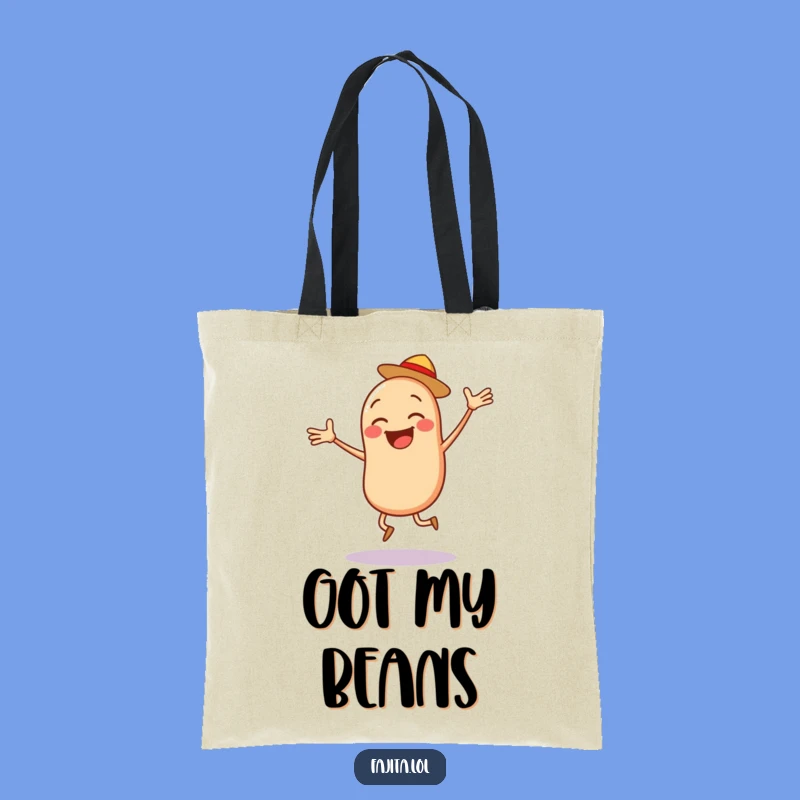 Funny Bean Salsa Tote Bag: Spacious & Energetic Carryall, Chic Funny Gift Idea