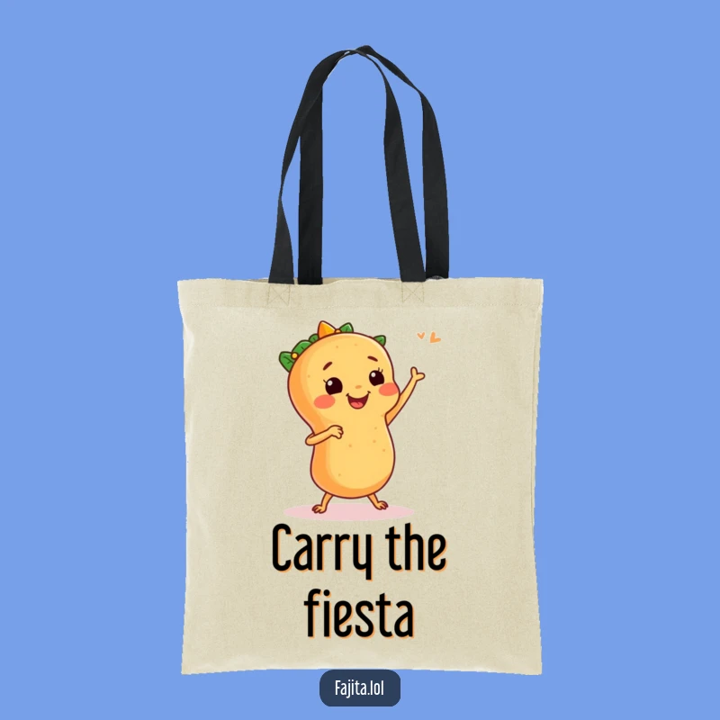 Funny Fajita Salsa Dance Tote Bag: Carry Your Laughs and Essentials