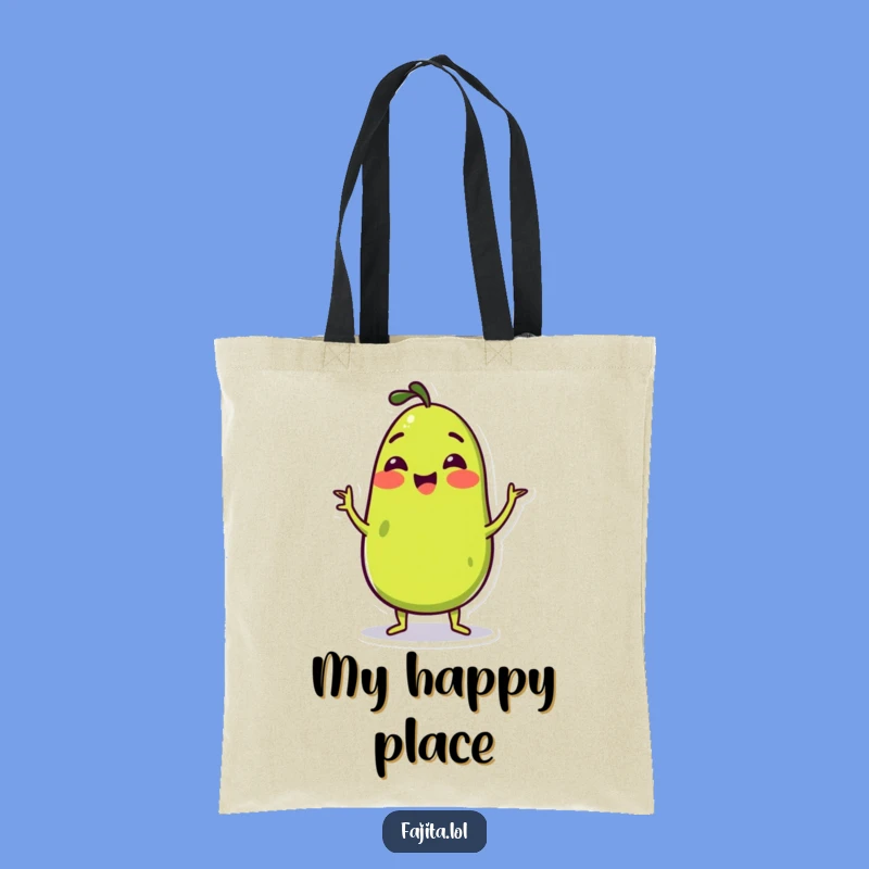 Funny Guacamole Wiggle Tote Bag: Cheerful Avocado Daily Carry, Essential Funny Gift