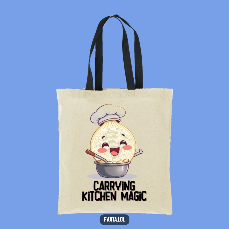 Funny Onion Chef Tote Bag: Carry Your Kitchen Essentials with Flair